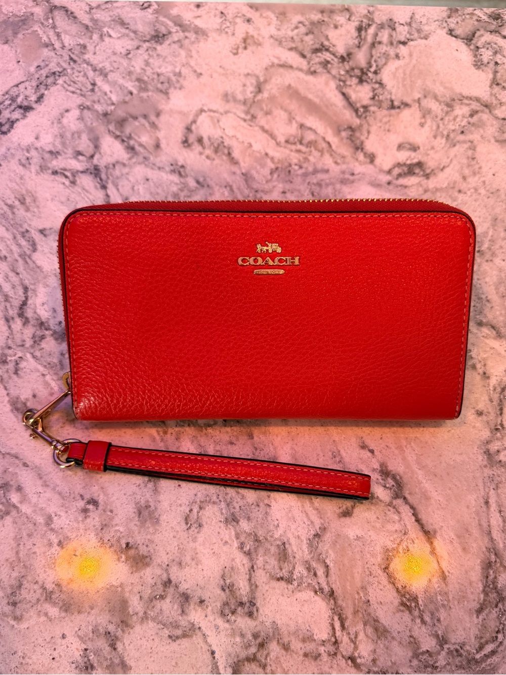Coach Long Zip Around Wallet
